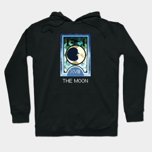 The Moon Arcana Tarot Card Hoodie